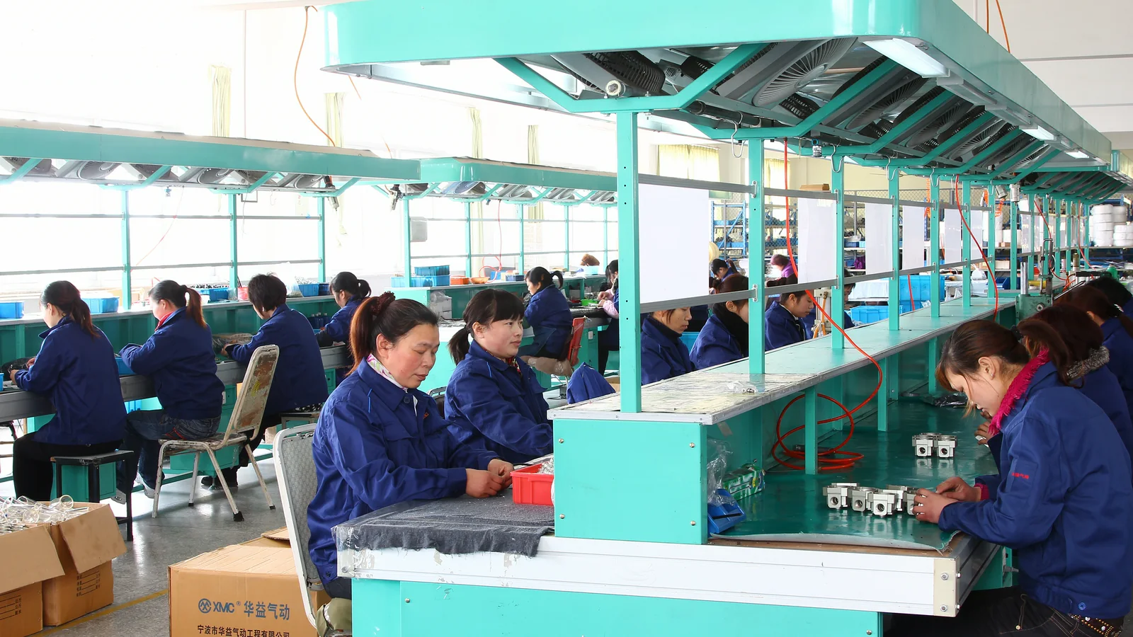 Assembly work at XMC