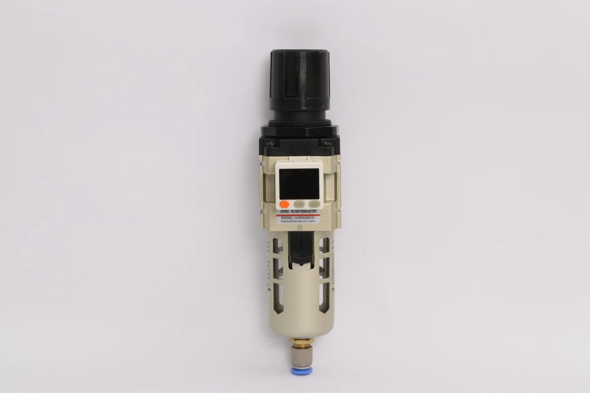 XMC HACE embedded-switch filter/regulator — customer-supplied product photograph